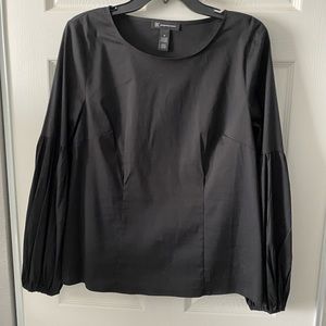Women’s Black Blouse Balloon Sleeves, size M